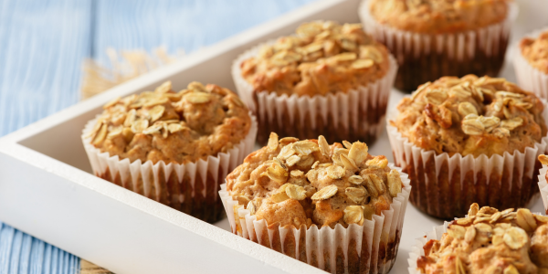 BKCW September wellness wednesday health and happiness benefits apple oatmeal muffins recipe Email Image-1