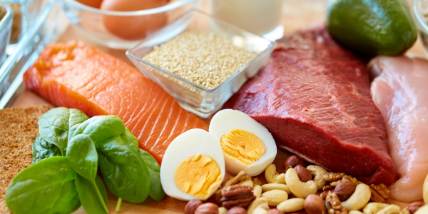 BKCW Insurance High protein foods like eggs, lean meats, nuts, and cottage cheese for improved kidney and overall health